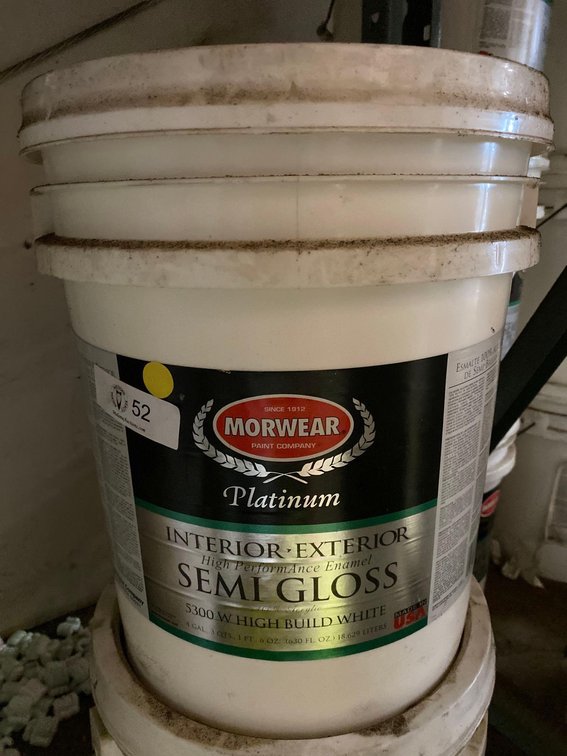 5 Gallon Bucket Morwear Premium Interior/Exterior High Performance Enamel Semi Gloss