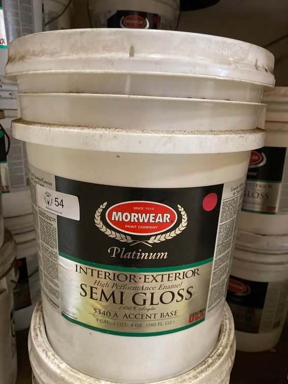 5 Gallon Bucket Morwear Premium Interior/Exterior High Performance Enamel Semi Gloss