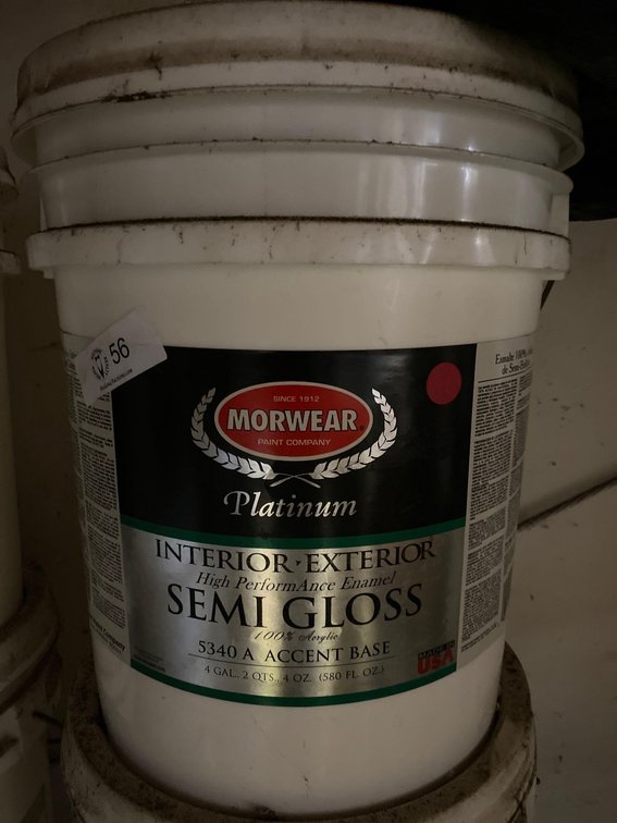 5 Gallon Bucket Morwear Premium Interior/Exterior High Performance Enamel Semi Gloss