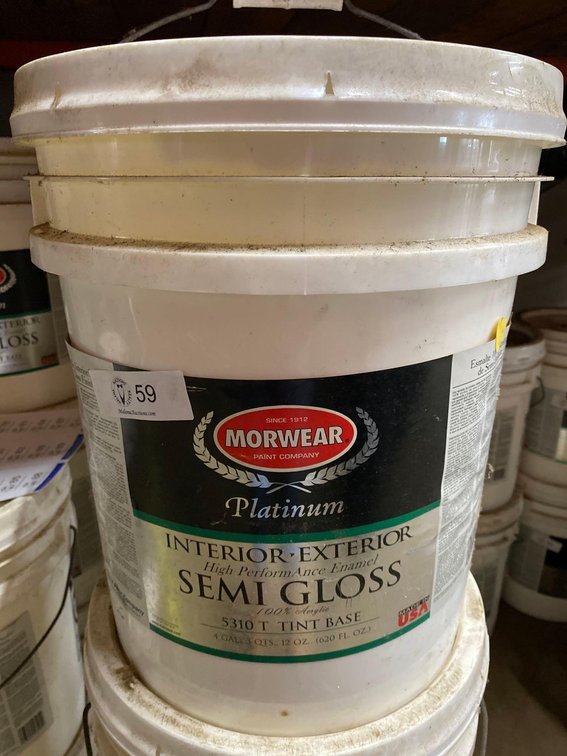 5 Gallon Bucket Morwear Premium Interior/Exterior High Performance Enamel Semi Gloss