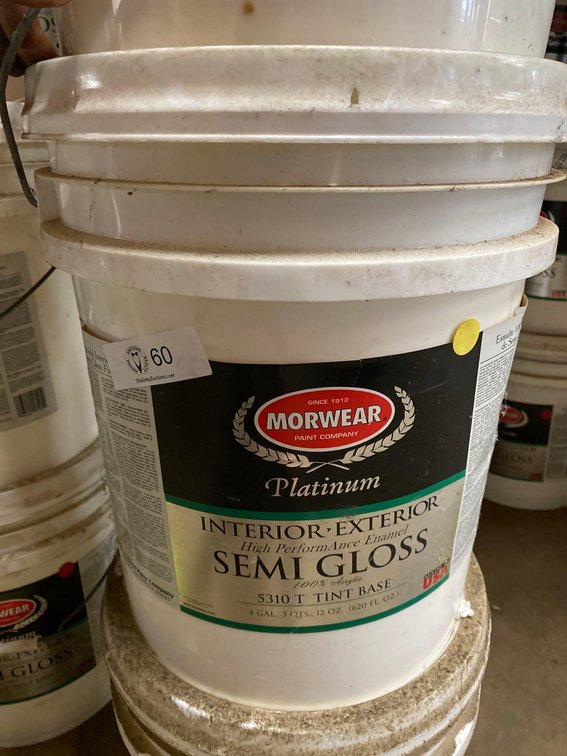 5 Gallon Bucket Morwear Premium Interior/Exterior High Performance Enamel Semi Gloss