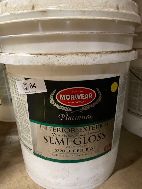 5 Gallon Bucket Morwear Premium Interior/Exterior High Performance Enamel Semi Gloss