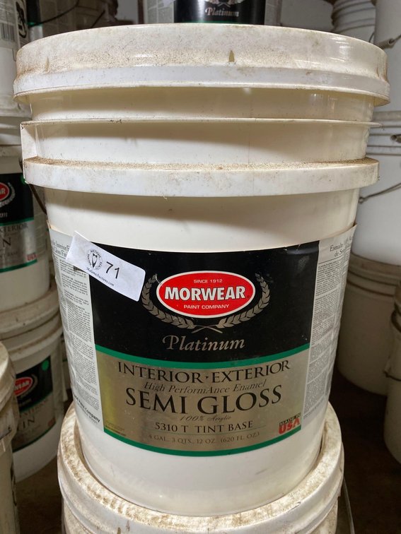 5 Gallon Bucket Morwear Premium Interior/Exterior High Performance Enamel Semi Gloss