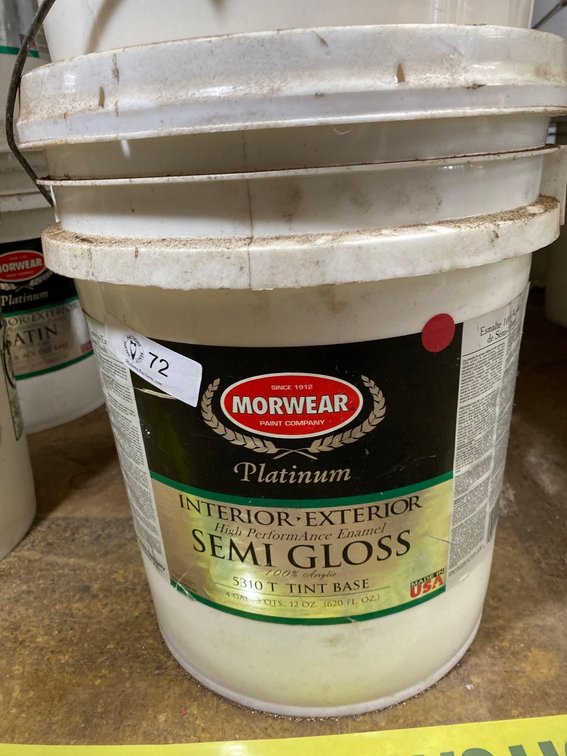 5 Gallon Bucket Morwear Premium Interior/Exterior High Performance Enamel Semi Gloss