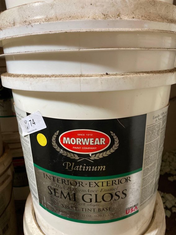 5 Gallon Bucket Morwear Premium Interior/Exterior High Performance Enamel Semi Gloss
