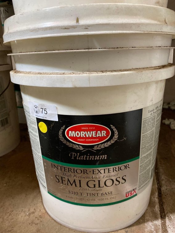 5 Gallon Bucket Morwear Premium Interior/Exterior High Performance Enamel Semi Gloss
