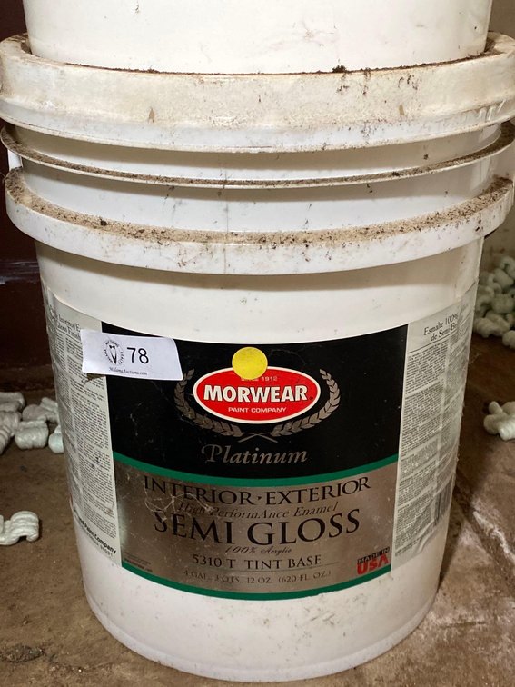 5 Gallon Bucket Morwear Premium Interior/Exterior High Performance Enamel Semi Gloss