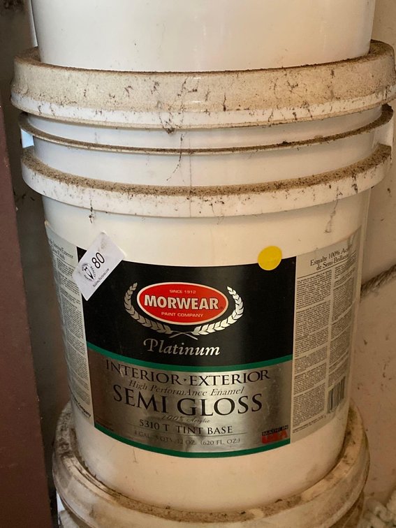 5 Gallon Bucket Morwear Premium Interior/Exterior High Performance Enamel Semi Gloss