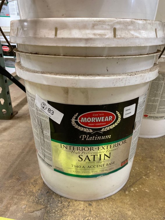 5 Gallon Bucket Morwear Premium Interior/Exterior High Performance Enamel Satin