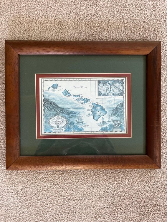 Map of the Sandwich Isles