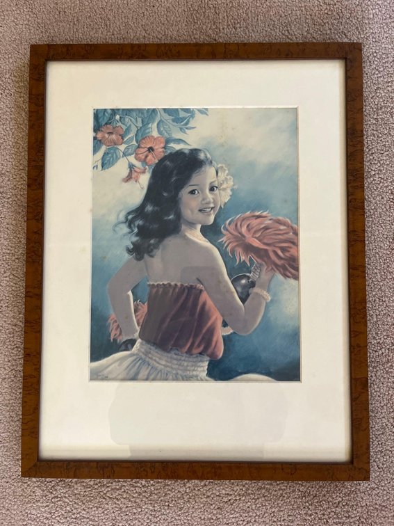 young hula dancer