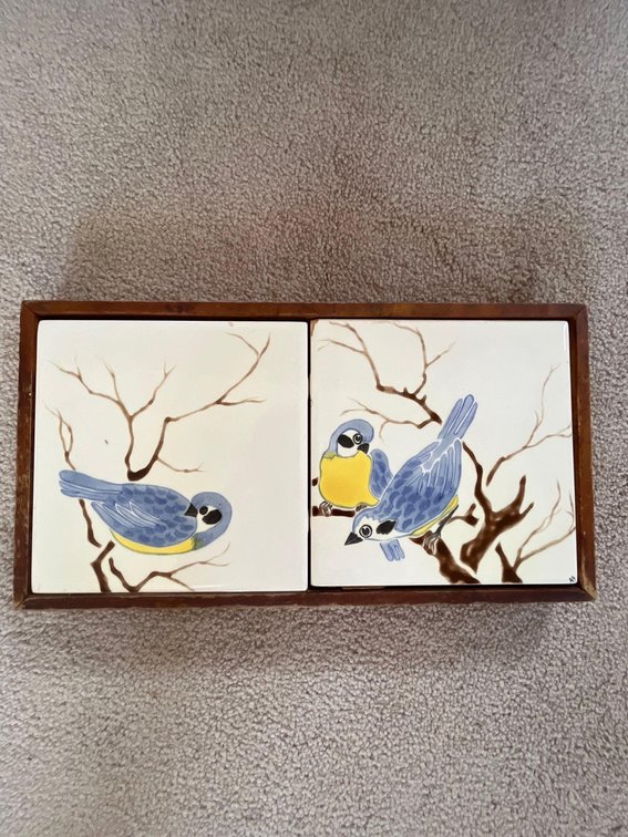 ceramic bird tiles