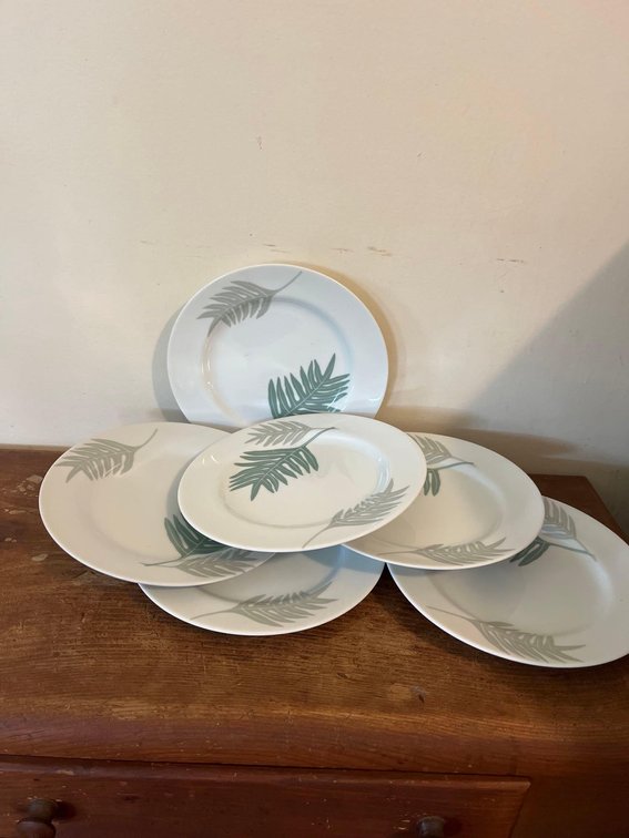 (X’s 6) BIA Cordon Bleu salad plate china