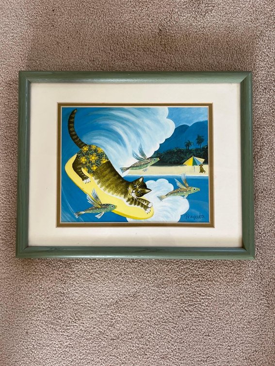 Prapata Art Surfer Cat