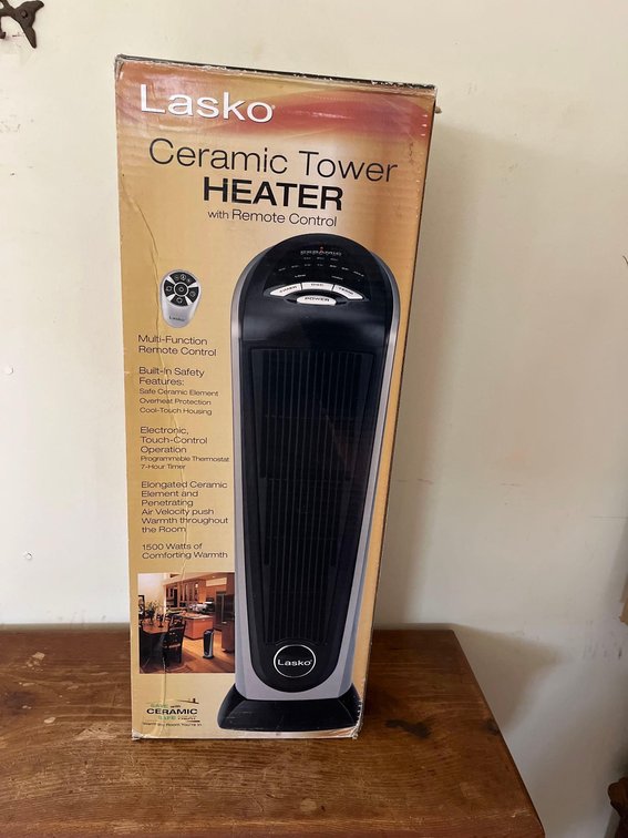 Lasko ceramic tower heater with multi function
