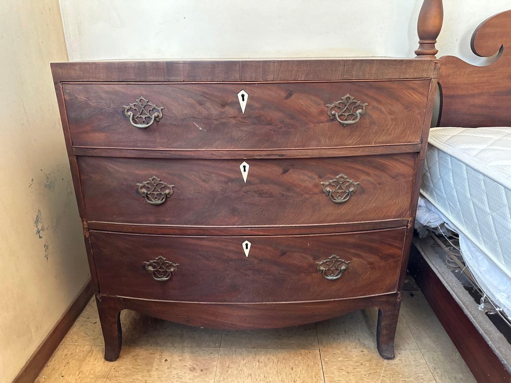 antique three drawer dresser