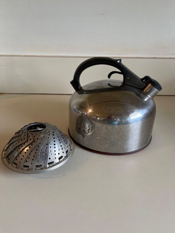 Revere tea kettle & sturdy steamer