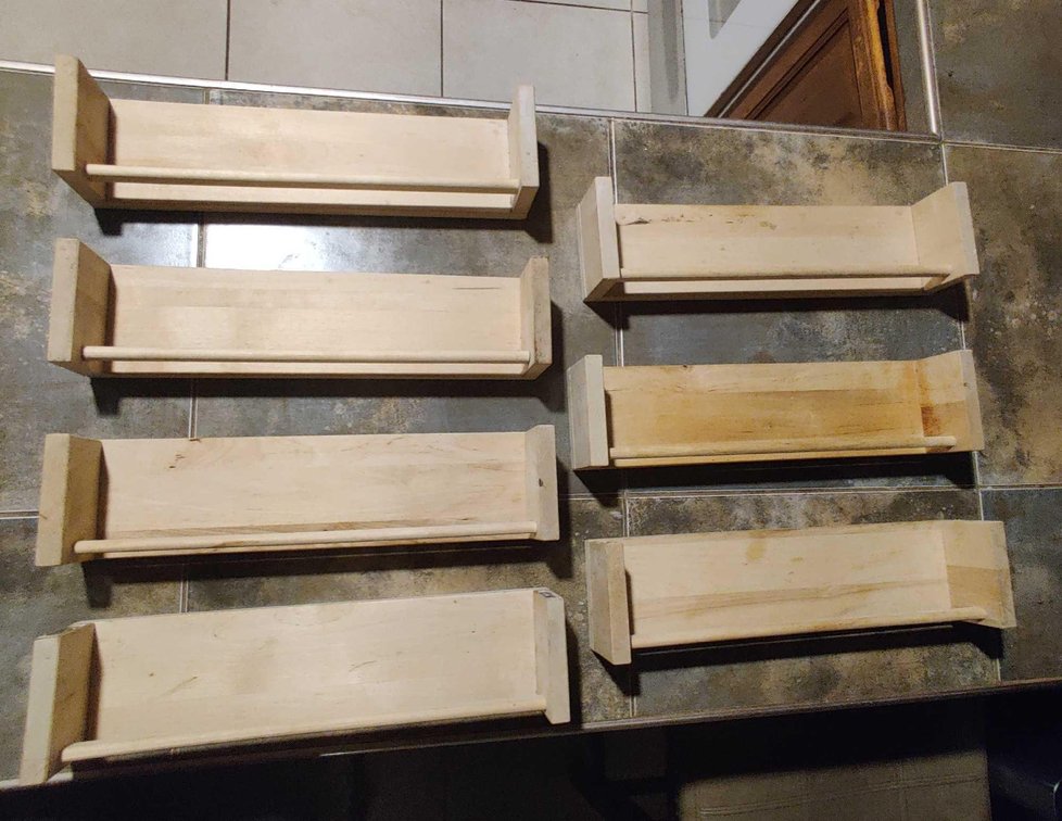 7pc Wooden Wall Shelf’s 