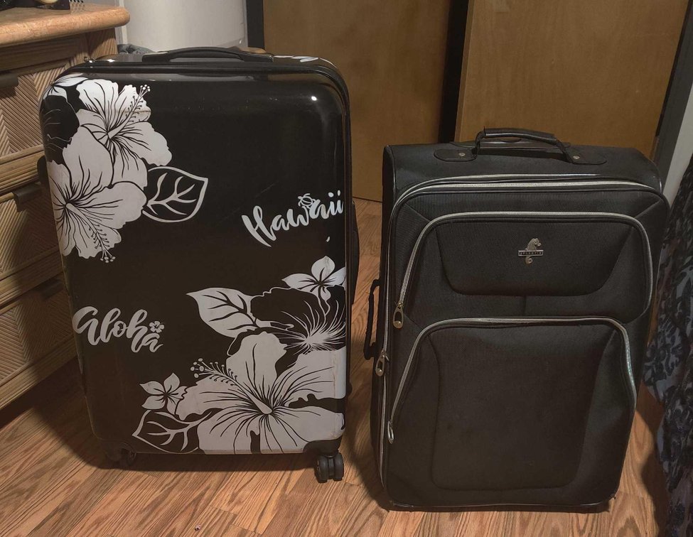 x2 Large Travel Suitcase 