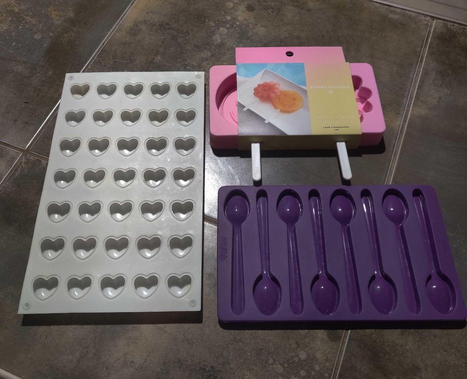 x3 Rubber Baking Molds 