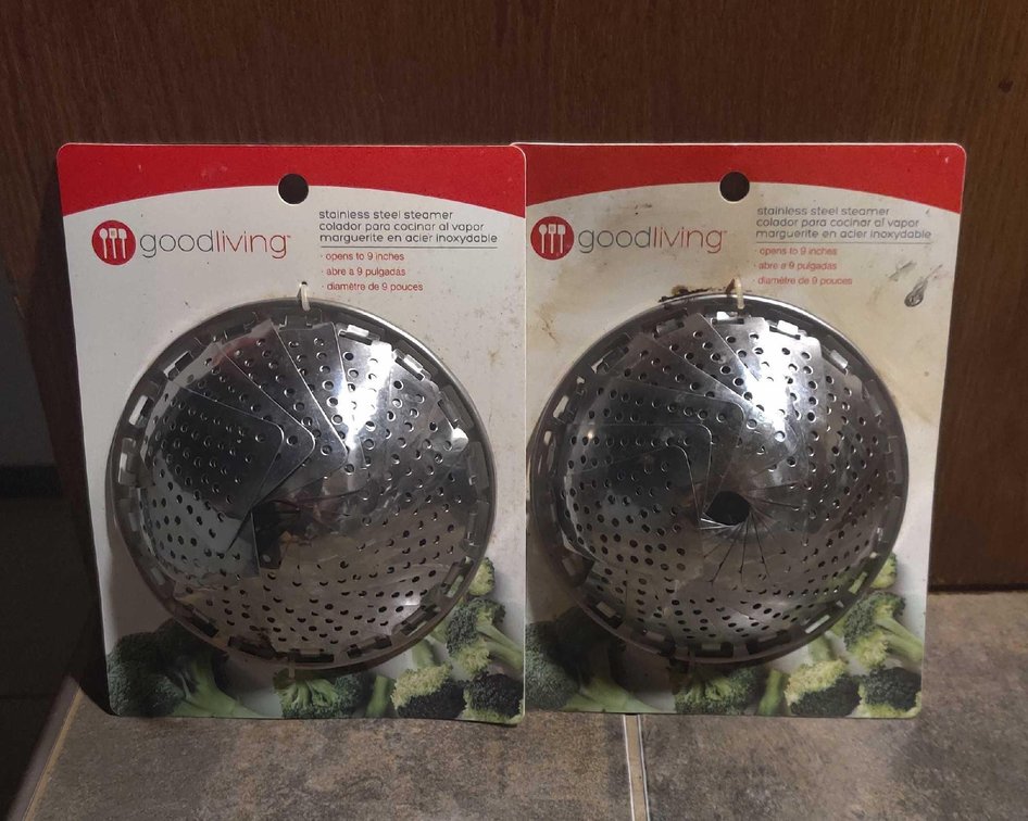 x2Goodcook Steamer Basket
