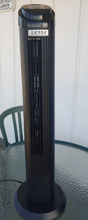 Sierra, 38” Tower Oscillation Fan 