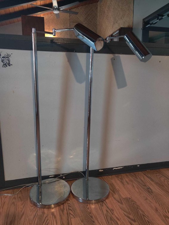 x2Studios Chrome Floor Lamp