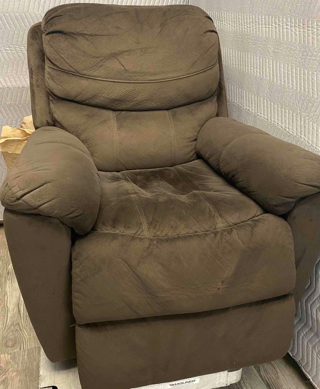 Chocolate Brown Recliner 
