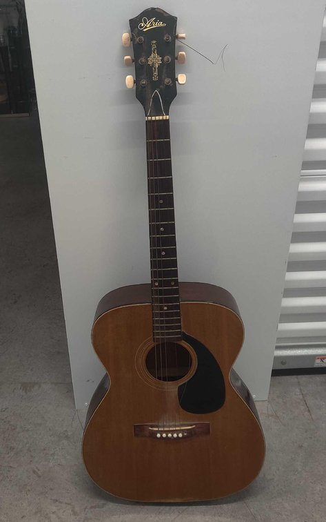 Vintage Aria 1970s Acoustic Guitar