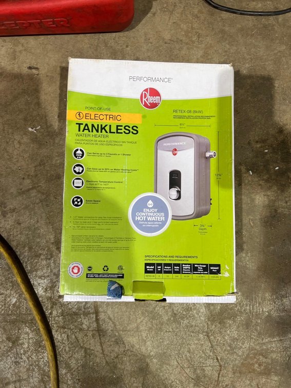 Brand New Tankless Electric Water heater