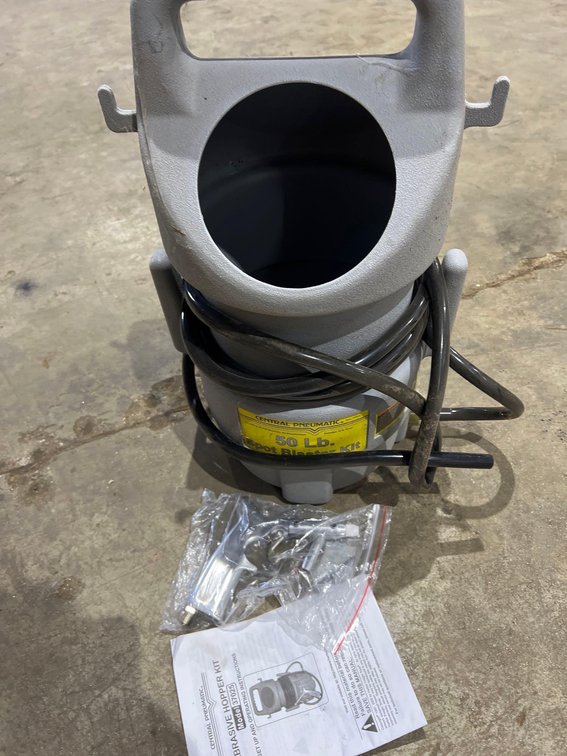 New Portable Sand blaster!