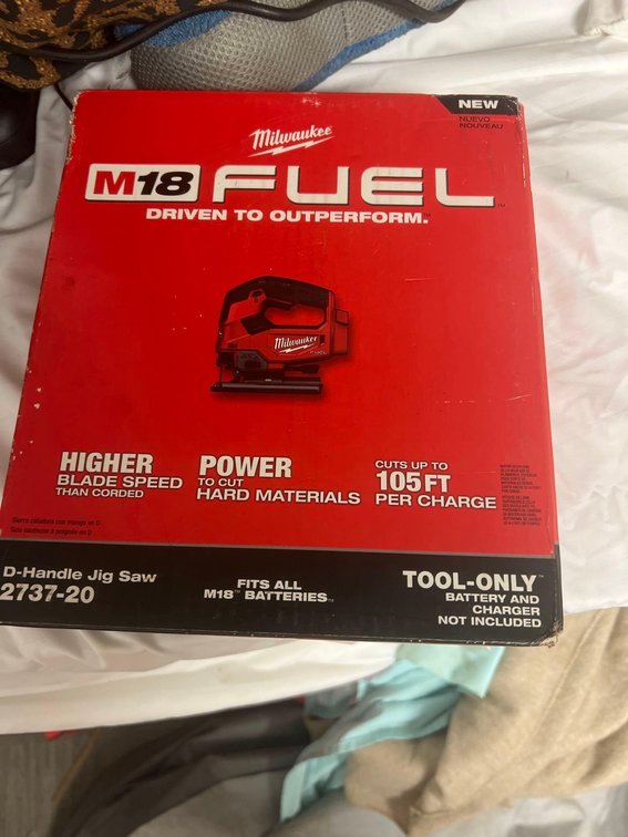 M 18 fuel jigsaw brand new with the red lithium. This is the $280 version 