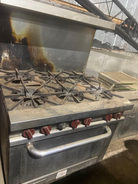 Vulcan 6 Burner stove and oven