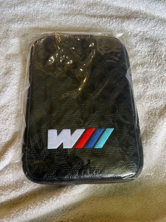 Bmw "M" arm rest cover brand new