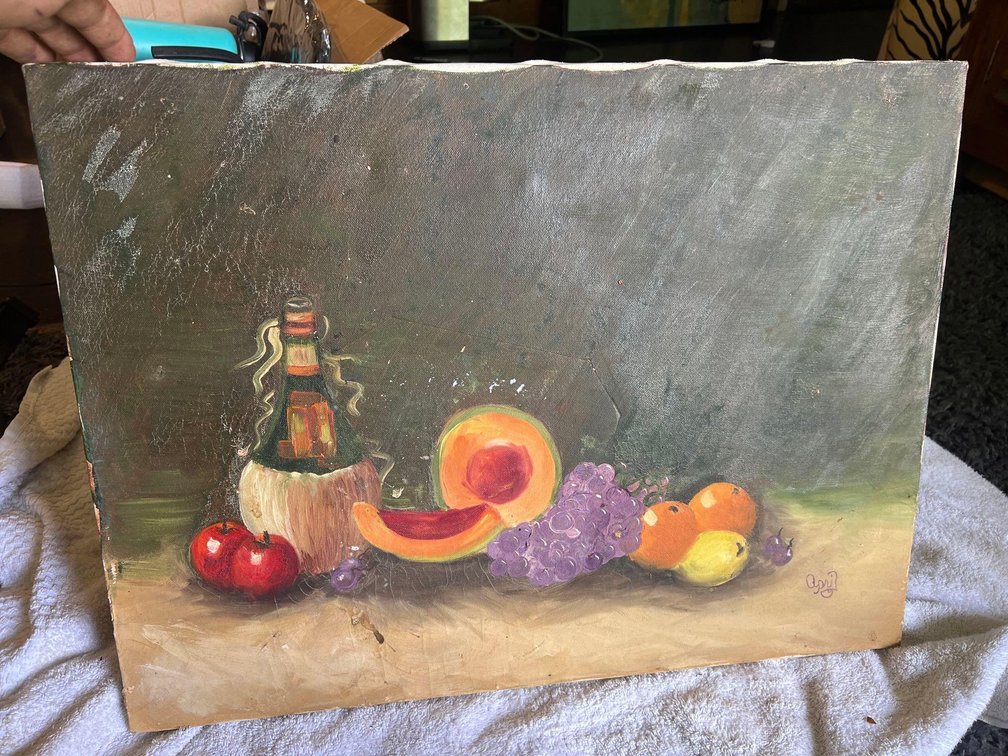 Vintage Fuit Painting BY "APRYL"