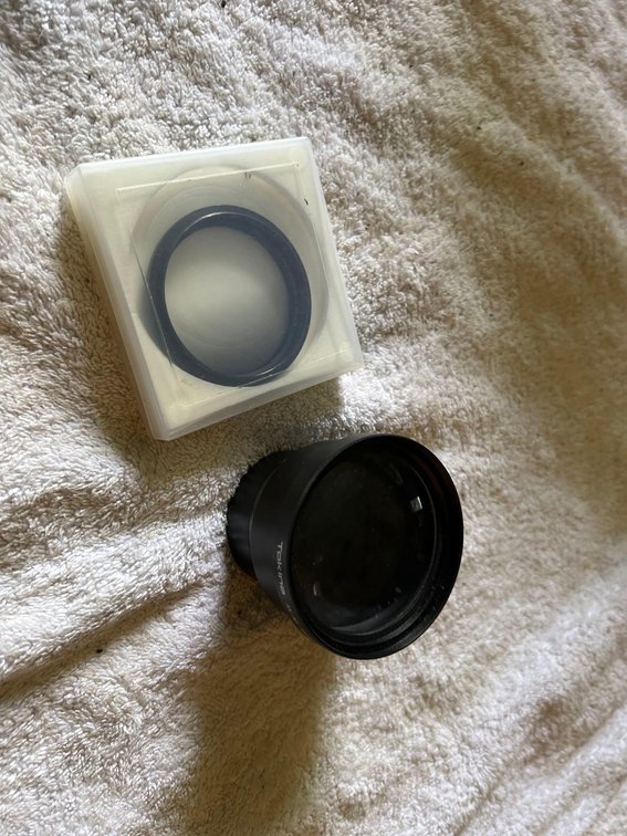 Lens and filter for SLR Cameras