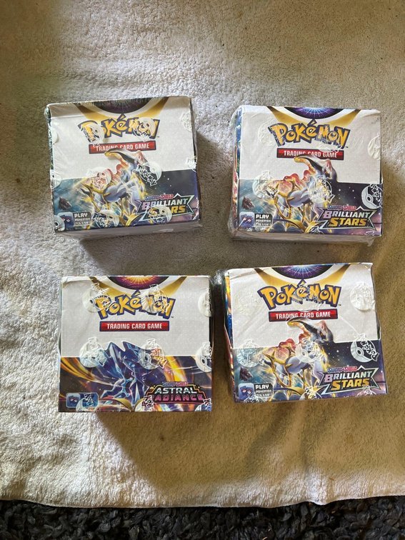 POKEMAN BOOSTER BOXES Brilliant Stars/ Astrial- PLEASE READ DIS-