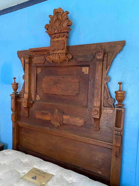 87" X 52" Ornate Intrigue Unique Bed Headboard 
