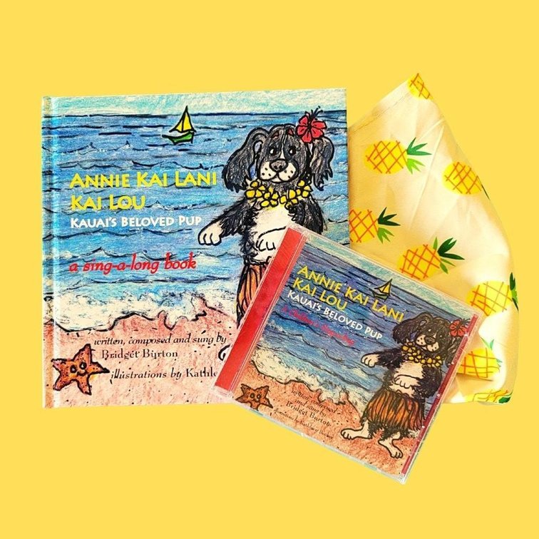 Annie Kai Lani Kai Lau, Kauai's Beloved Pup Book and CD set