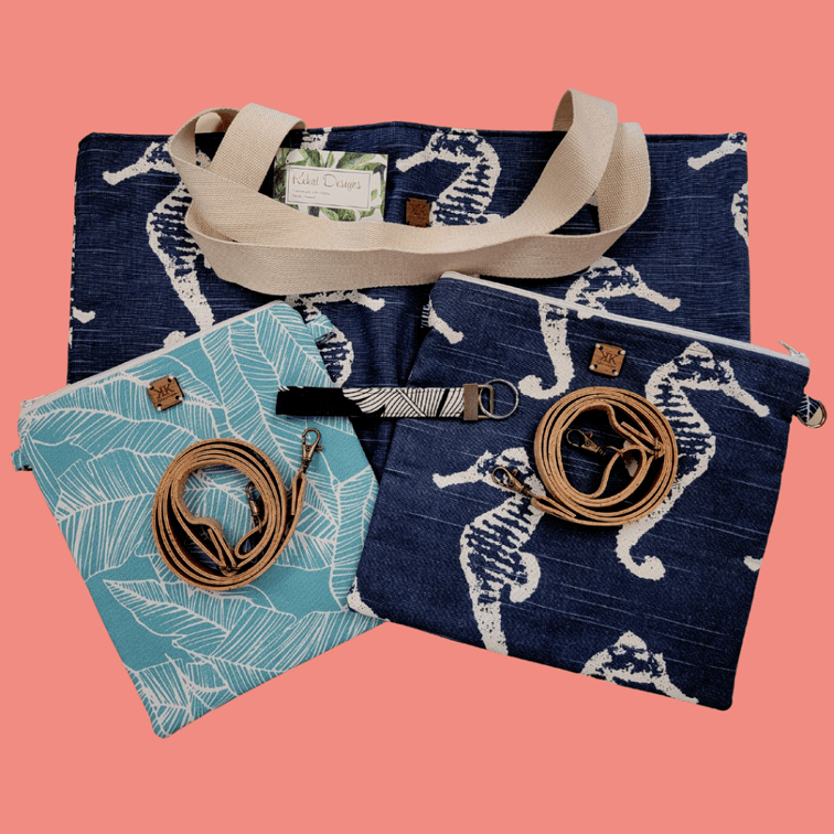 Collection of Handmade Bags by Kekai Designs