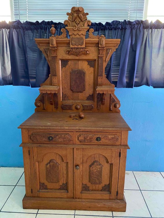 Balinese Ornate Intrigue Unique Sideboard 