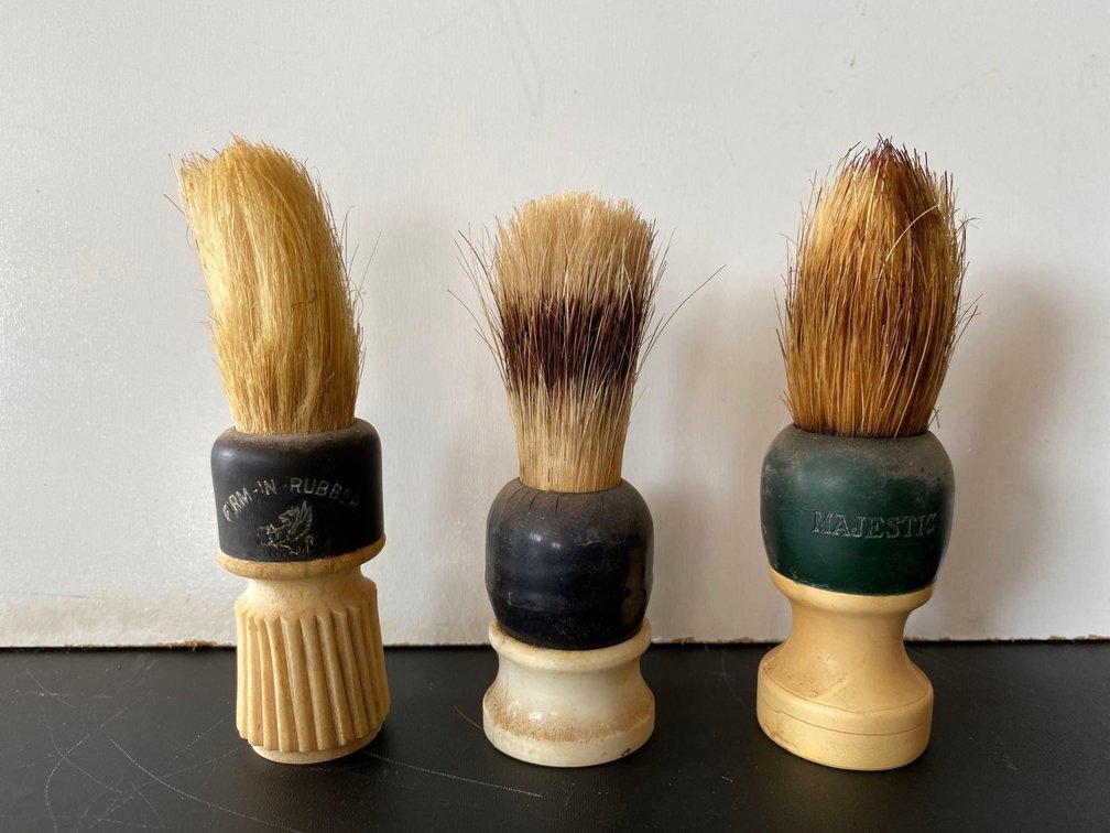 (X's 3) Shaving Brushes 