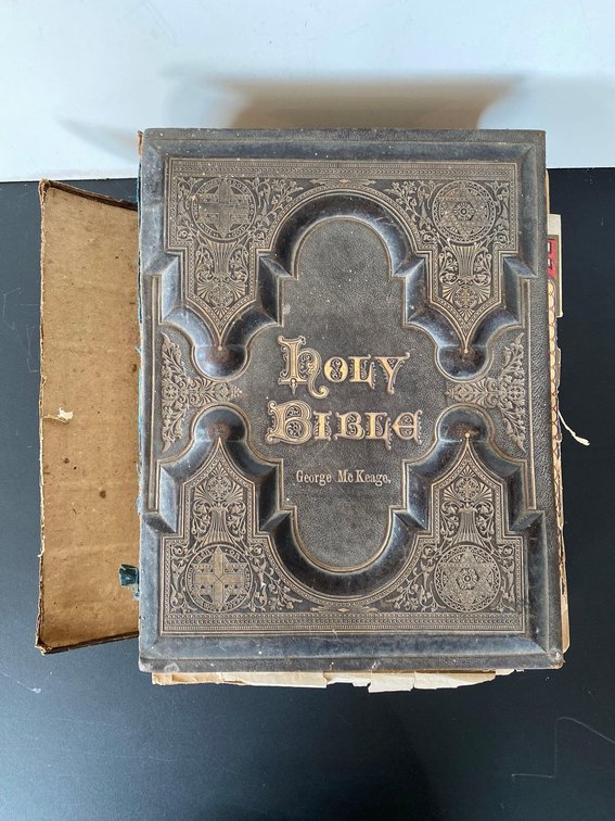 Vintage George Mc Keage Bible 