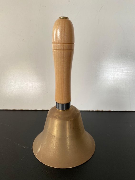 5" Brass Bell With Handle 