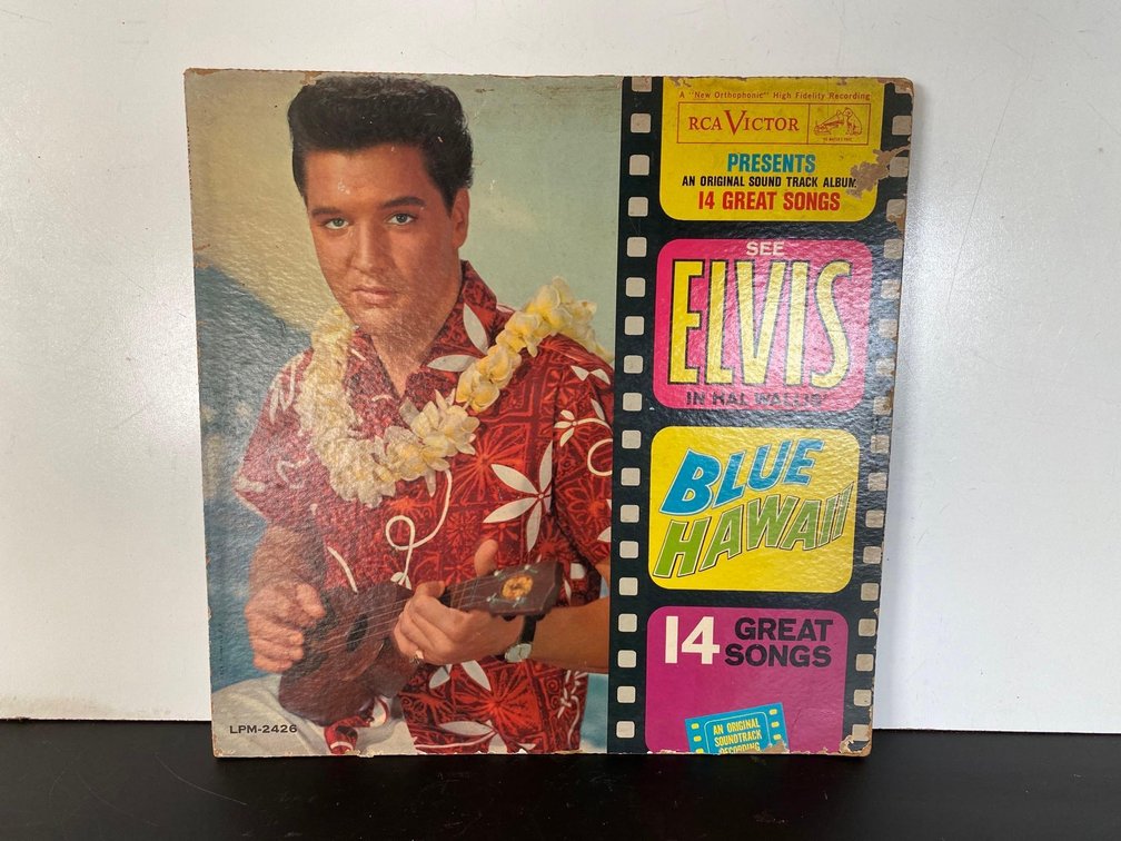 Elvis Presley 14 Great Songs LPM-2426 Blue Hawaii Sound Track Record 