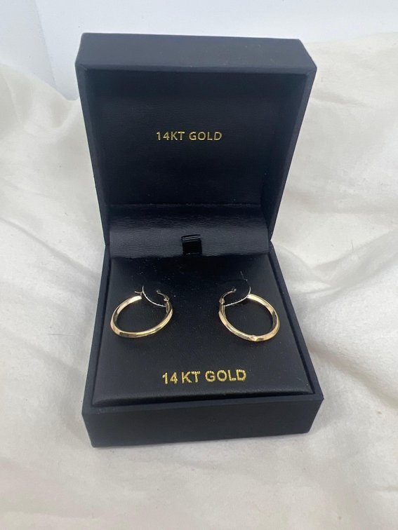 14k GOLD earrings NEW