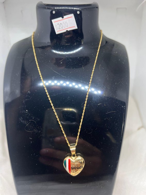 SOLID 14k GOLD "GUCCI" Necklace -  $3599 at Gucci.com 