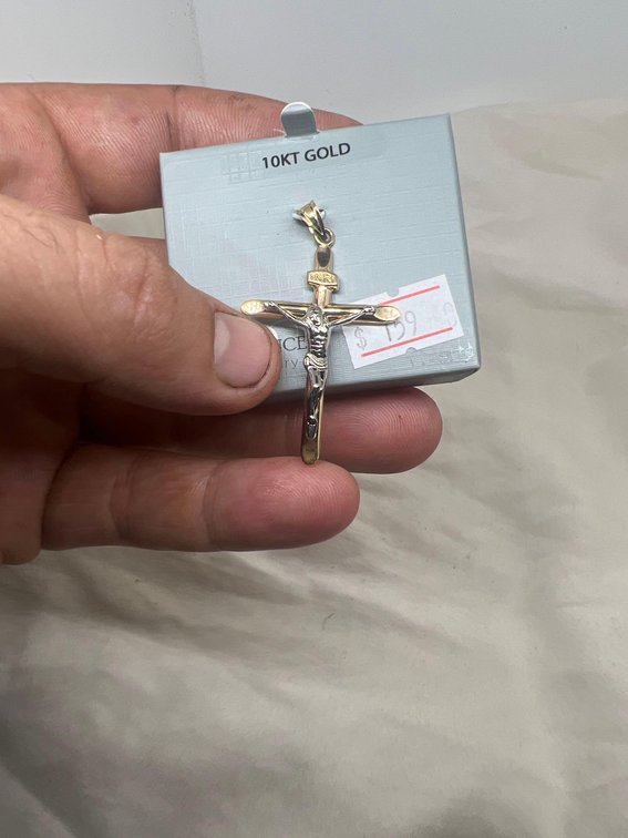 Solid 10k Gold Cross
