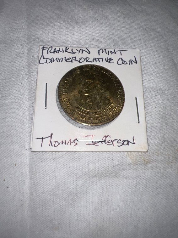 MINT COMMEMORATIVE COINS!! UN TOUCHED PERFECT CONDITION! JEFFERSON