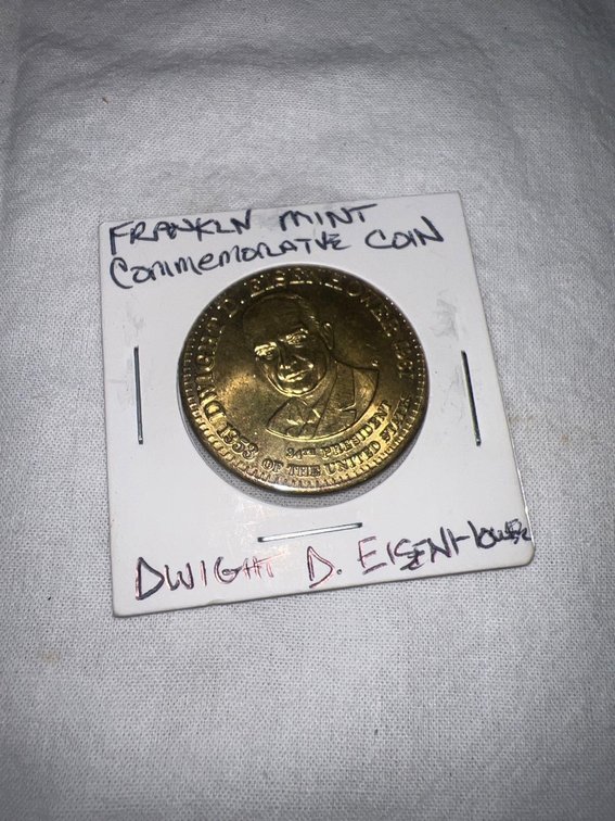 MINT COMMEMORATIVE COINS!! UN TOUCHED PERFECT CONDITION!EISENHOWER